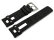 Watch band by Festina for F16308 - Replacement strap - Leather - Black