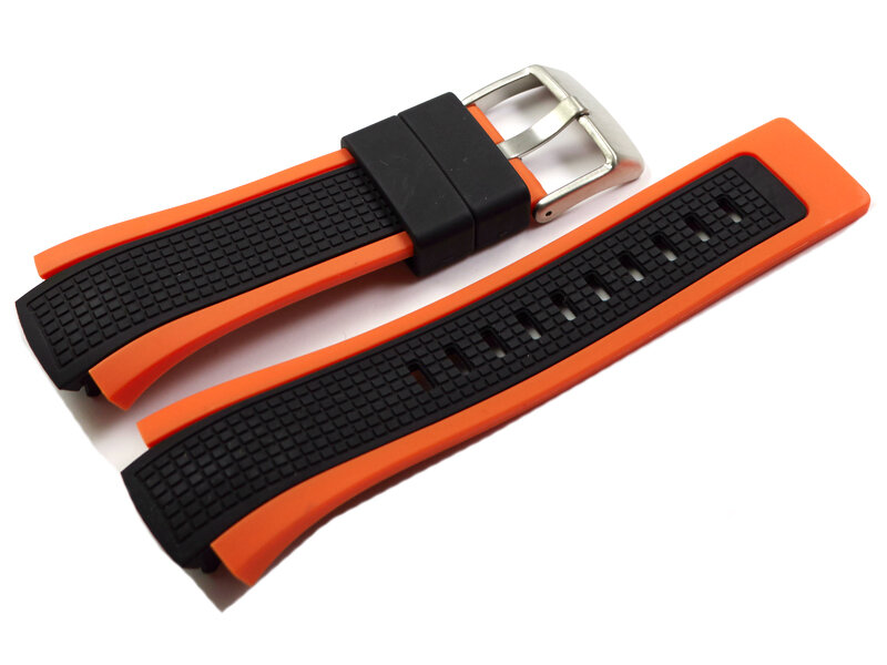 Watch strap by Festina PV black orange for F6727 5 and F6738