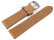 Watch strap - Berlin - Genuine leather - Soft Vintage - light brown 20mm Steel