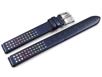 Genuine Festina Blue Leather Watch strap for F20407/2...