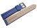 XL Watch strap Genuine Shark leather light blue 24mm