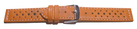 Quick release Watch Strap genuine leather Style orange 16mm 18mm 20mm 22mm