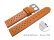 Quick release Watch Strap genuine leather Style orange 16mm 18mm 20mm 22mm