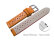 Quick release Watch Strap genuine leather Style orange 16mm 18mm 20mm 22mm