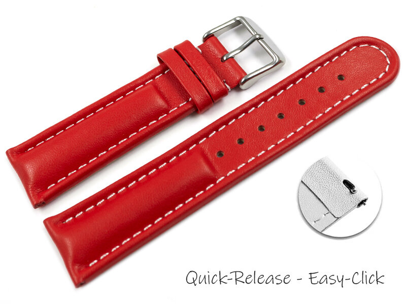 red leather strap