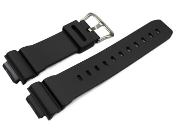 Genuine Casio Black Resin Watch Strap DW-5700BBM-1