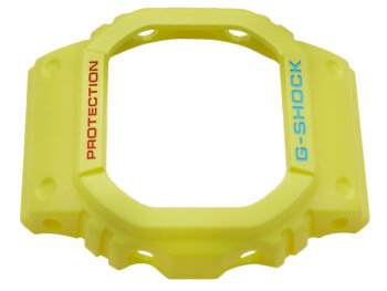 Casio Replacement Yellow Resin Bezel DW-5600CMA-9 labeling pink and blue