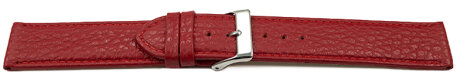 Watch strap soft leather grained dark red 12mm 14mm 16mm 18mm 20mm 22mm