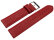 Watch strap soft leather grained dark red 12mm 14mm 16mm 18mm 20mm 22mm