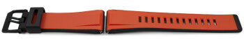 Genuine Casio Orange Resin Watch Strap GA-2000E-4