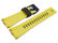 Genuine Casio Black and Yellow Resin Watch Strap GA-2000-1A9