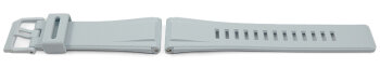 Genuine Casio White Light Grey Resin Watch Strap GA-2000S-7A