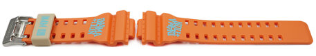 Casio Orange Resin Replacement Watch Strap GAX-100X-4A