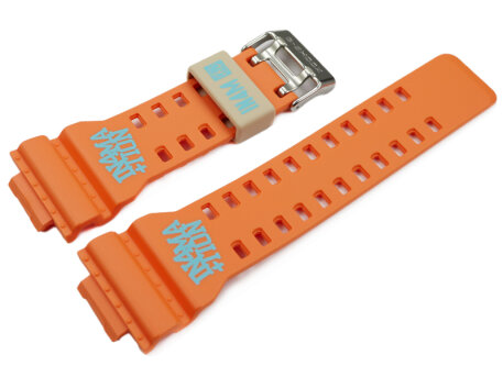 Casio Orange Resin Replacement Watch Strap GAX-100X-4A