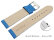 XS Quick Release Watch strap soft leather grained sea blue 12mm 14mm 16mm 18mm 20mm