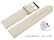 XS Quick Release Watch strap soft leather grained cream 12mm 14mm 16mm 18mm 20mm