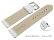 XS Quick Release Watch strap soft leather grained white 12mm 14mm 16mm 18mm 20mm