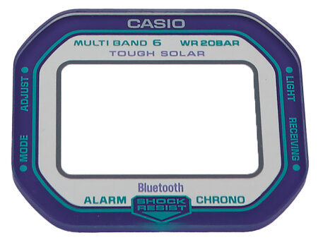 Genuine Casio Watch Glass for GW-B5600BL-1 purple border