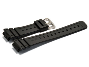 Genuine Casio Black Resin Watch Strap for GW-B5600MG-1