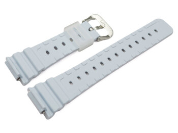 Genuine Casio Replacement Silver Colored Resin Watch Strap GA-2100FF-8A