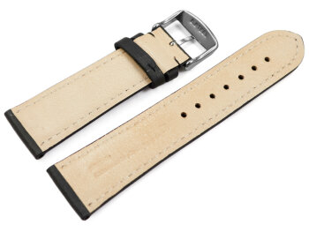 Watch strap very soft leather padded retro look Slate 14mm - 24mm