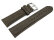 Watch strap very soft leather padded retro look stone 14mm - 24mm