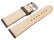 Watch strap very soft leather padded retro look stone 14mm - 24mm