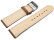 Watch strap very soft leather padded retro look Tobacco 14mm - 24mm