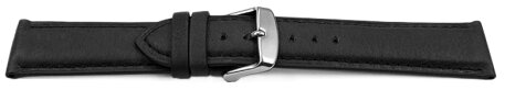 Quick Release Watch Strap very soft leather padded retro look Slate 14mm - 24mm