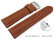 Light Brown Vegan Grain Quick release Watch Strap padded 18mm 20mm 22mm 24mm