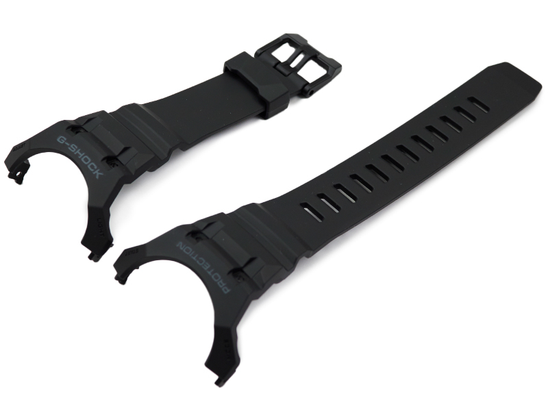 Casio G Shock black watch strap GA B001 1A with integrated bezel