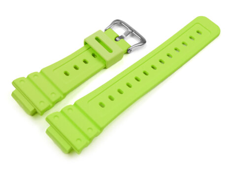 Genuine Casio green-yellow bio-based Resin Watch Strap...