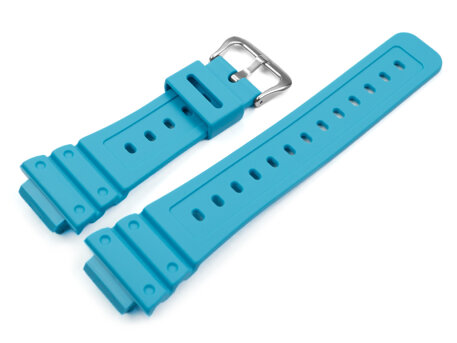 Genuine Casio tuquoise bio-based Resin Watch Strap...