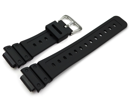 Genuine Casio Black Resin Watch Strap DW-5600UE-1