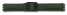 Watch strap - Genuine leather - for Swatch - 19mm green