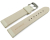 Watch strap genuine leather padded grained Cream 18mm 20mm 22mm 24mm 26mm 28mm