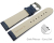 Quick release Watch Strap grained leather dark blue wN 18mm 20mm 22mm 24mm 26mm