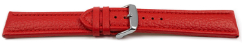 Quick release Watch Strap grained leather red 18mm 20mm 22mm 24mm 26mm