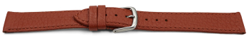 Watch strap Genuine deer leather grained rust brown 12mm 14mm 16mm 18mm 20mm 22mm