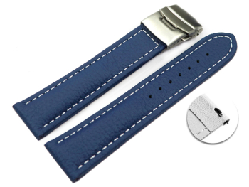 Quick change Watch Strap Deployment Clasp Genuine Grained...