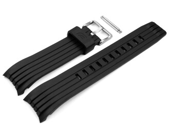 Casio ECB-30P-1A Black Resin Replacement Watch Strap