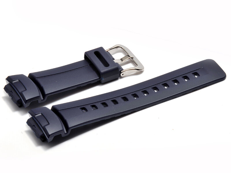 Genuine Casio Dark Blue Resin Replacement Watch Strap f. G-2400, G-21