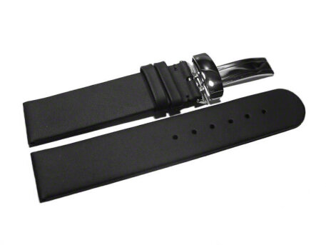 Deployment buckle - Watch band - hydrophobized leather -...