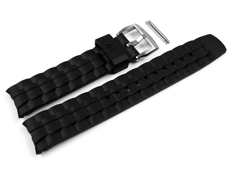 Genuine Casio Black Ruber Replacement Watch strap for EF 550 1