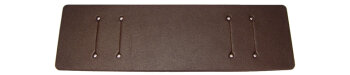 Pad for Watch straps - genuine leather - dark brown - (max. 22mm)